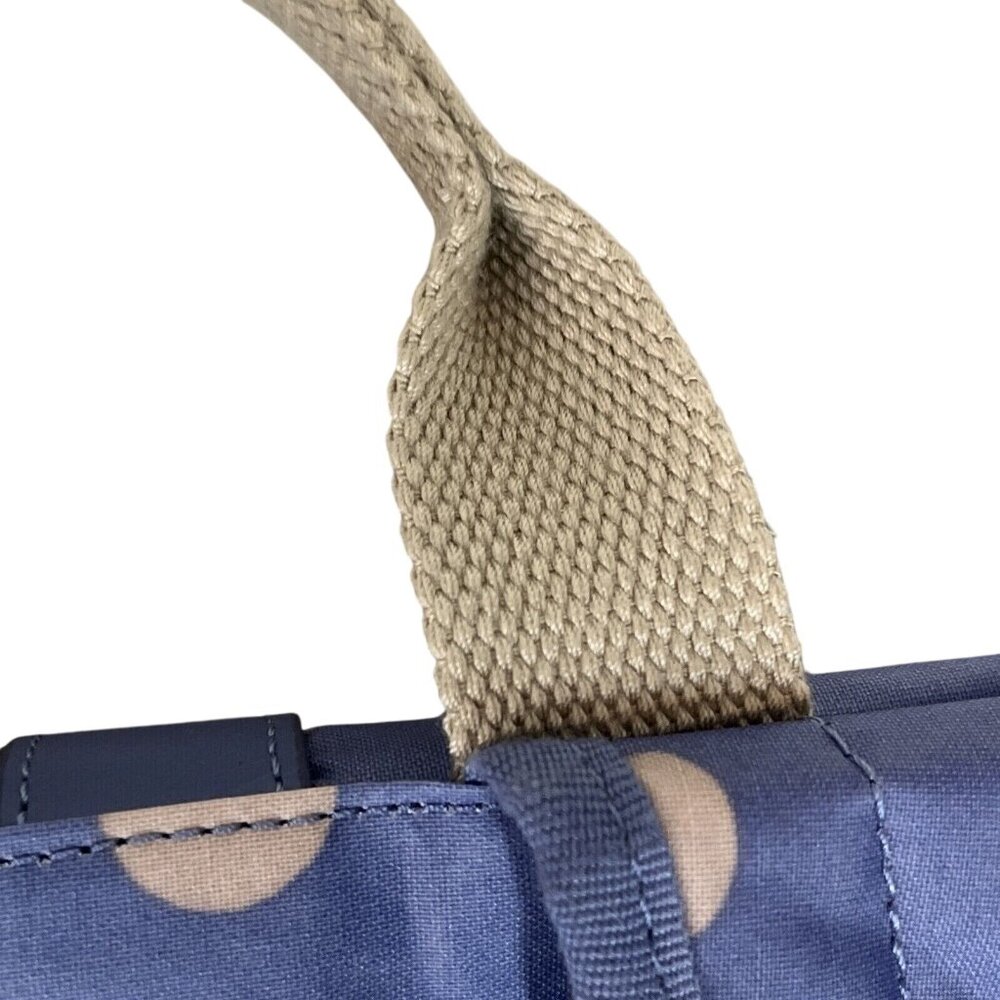 Cath Kidston London Light Blue Polka Dot Fold Over Backpack NWOT - Picture 9 of 16